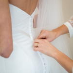 Back of dress details